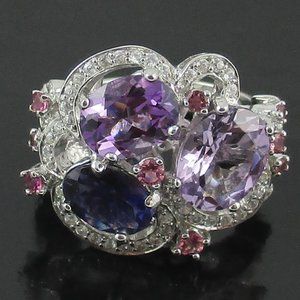 Graziela for Rarities 5.29ct Multigemstone Ring